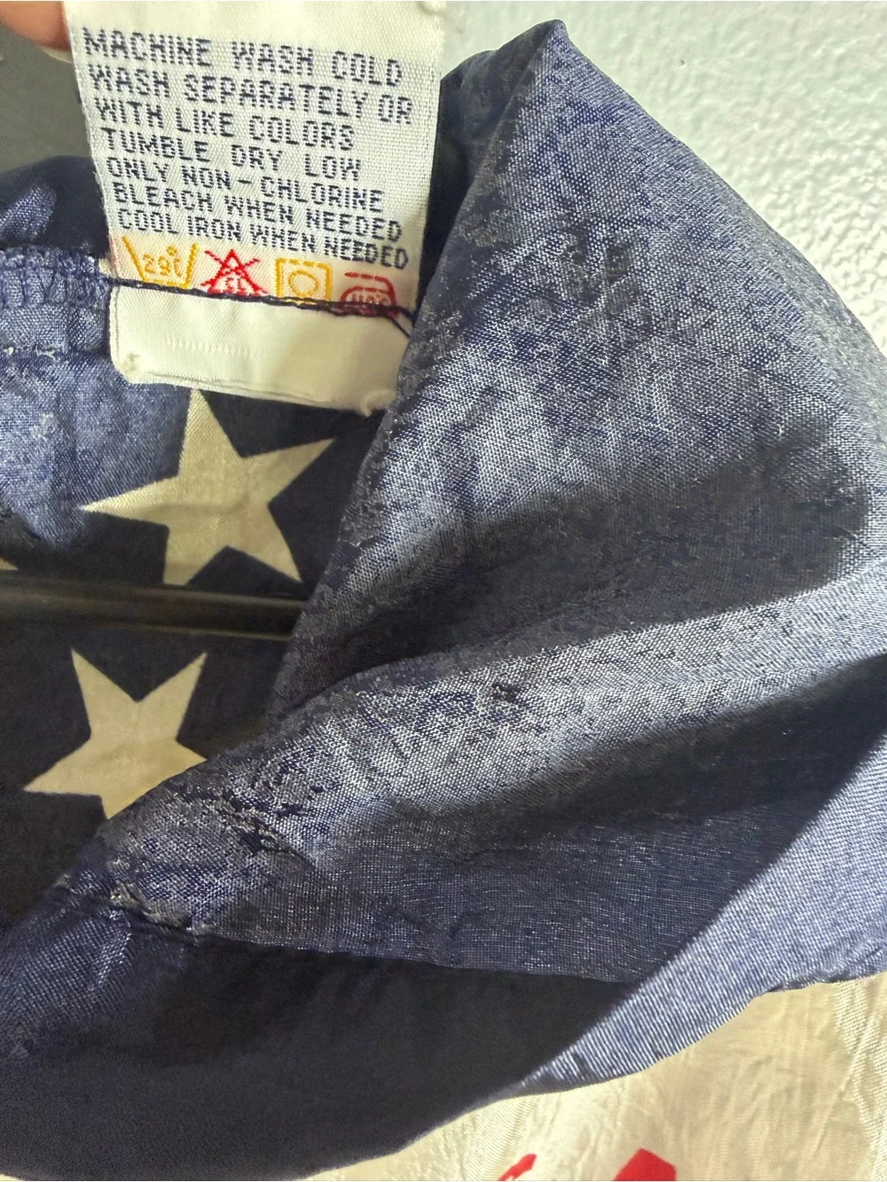 VTG USA Olympic Stars & Stripes Kids Hooded Windbreaker Jacket - Red White Blue